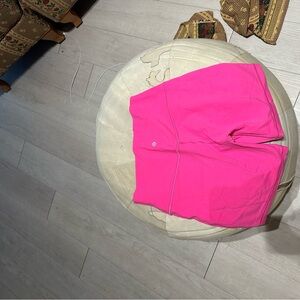 6” inseam sonic pink align biker shorts- size 10